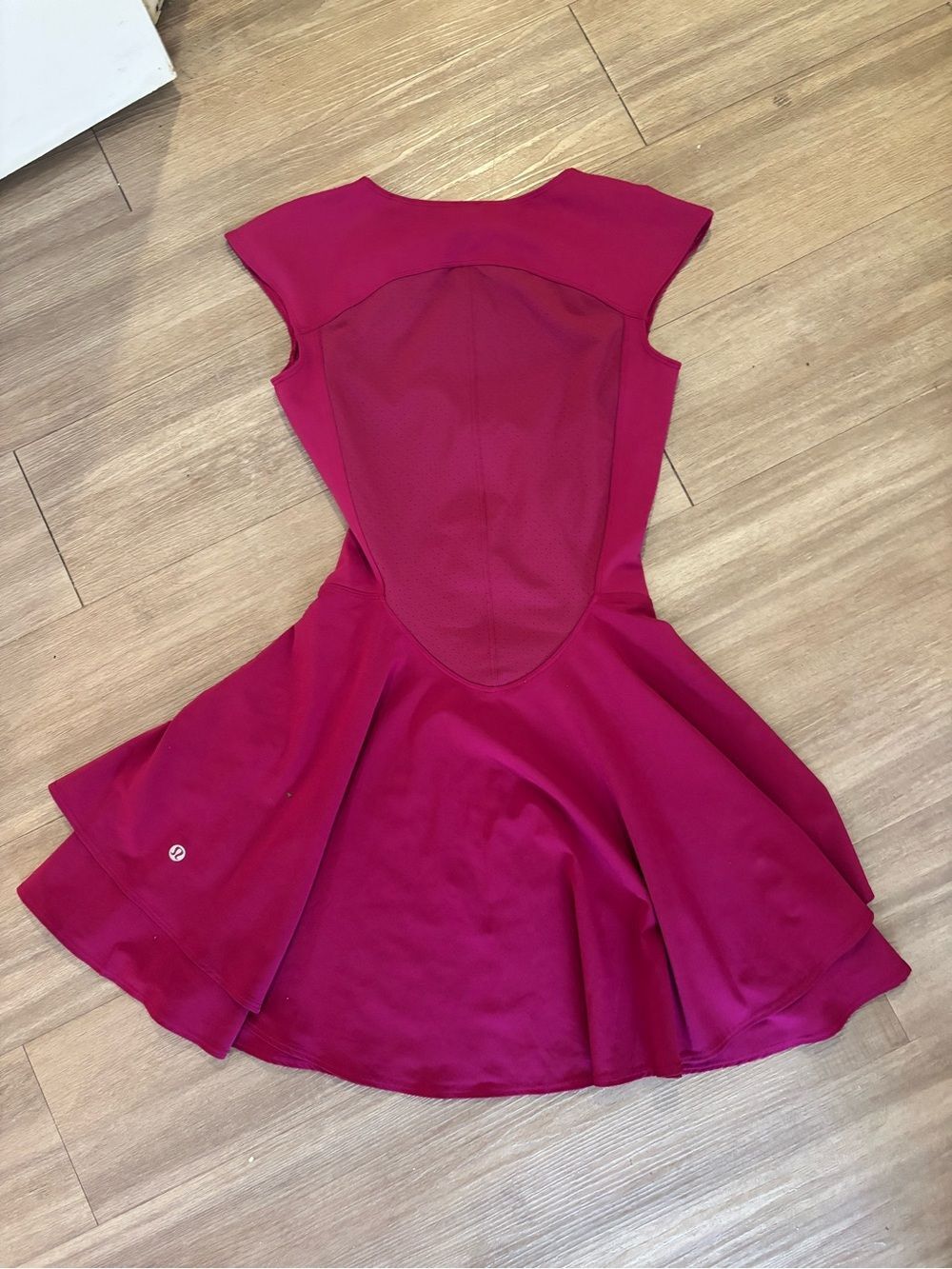 Lululemon Everlux Mesh-Back Tennis Dress Magenta Purple Mini Athletic Size 4